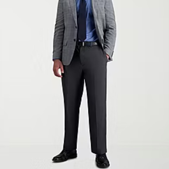 Haggar Other - Haggar Cool 18 Pro Mens Classic Fit Flat Front Pant dark grey 34x29